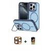 ieg™ iPhone 16 Pro Max Kılıf Çekirdek Klasik - Siyah Buffer Cam Ekran Koruyucu + Pers Alüminyum Kamera Lens - CLTM