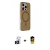 ieg™ iPhone 16 Pro Max Kılıf Çekirdek Modern Prime - Siyah Buffer Cam Ekran Koruyucu + Bilvis Titan Kamera Lens - TMGI