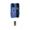 ieg™ iPhone 16 Pro Max Kılıf Eksen Çizgi - Siyah Joko Magic 5D Hayalet Cam