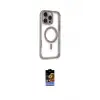 ieg™ iPhone 16 Pro Max Kılıf Eksen Klasik Koleksiyonu - Siyah Buffer Hayalet Cam Ekran Koruyucu