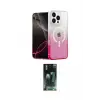 ieg™ iPhone 16 Pro Max Kılıf Eksen Minimal Özel Seri - Siyah 360 Mat Full Body Arka Koruyucu