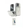 ieg™ iPhone 16 Pro Max Kılıf İz Modern Prime - Şeffaf Pasifik Cam Ekran Koruyucu