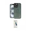 ieg™ iPhone 16 Pro Max Kılıf Kıvılcım Işık Serisi - Şeffaf Pasifik Cam Ekran Koruyucu