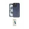 ieg™ iPhone 16 Pro Max Kılıf Kıvılcım Işık Serisi - Şeffaf Pasifik Cam Ekran Koruyucu