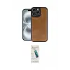 ieg™ iPhone 16 Pro Max Kılıf Kıvılcım Işık Serisi - Şeffaf Pasifik Cam Ekran Koruyucu