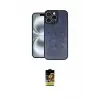ieg™ iPhone 16 Pro Max Kılıf Kıvılcım Işık Serisi - Siyah Buffer Cam Ekran Koruyucu