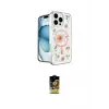 ieg™ iPhone 16 Pro Max Kılıf Kozmos Doku - Siyah Buffer Cam Ekran Koruyucu