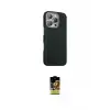 ieg™ iPhone 16 Pro Max Kılıf Kozmos Klasik Prime - Siyah Buffer Cam Ekran Koruyucu