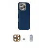 ieg™ iPhone 16 Pro Max Kılıf Kozmos Klasik Prime - Siyah Joko Magic 5D Cam + Pers Alüminyum Kamera Lens - CLTM