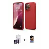 ieg™ iPhone 16 Pro Max Kılıf Kozmos Yansıma Özel Seri - Siyah Buffer Hayalet Cam Ekran Koruyucu + Bilvis Titan Kamera Lens - GS
