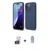 ieg™ iPhone 16 Pro Max Kılıf Kozmos Yansıma Özel Seri - Siyah Joko Magic 5D Cam + Bilvis Titan Kamera Lens - TMGI