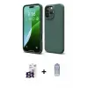 ieg™ iPhone 16 Pro Max Kılıf Kozmos Yansıma Özel Seri - Siyah Joko Magic 5D Cam + Bilvis Titan Kamera Lens - TMGI