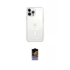ieg™ iPhone 16 Pro Max Kılıf Kutup Klasik Serisi - Siyah Buffer Hayalet Cam Ekran Koruyucu