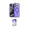ieg™ iPhone 16 Pro Max Kılıf Nova Asil Prime - Siyah Bilvis 5in1 3D Magic Cam Ekran Koruyucu