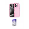 ieg™ iPhone 16 Pro Max Kılıf Nova Asil Prime - Siyah Bilvis 5in1 3D Magic Cam Ekran Koruyucu
