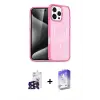 ieg™ iPhone 16 Pro Max Kılıf Nova Asil Prime - Siyah Bilvis 5in1 3D Magic Cam Ekran Koruyucu + Bilvis Titan Kamera Lens - SH