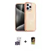 ieg™ iPhone 16 Pro Max Kılıf Nova Asil Prime - Siyah Buffer Cam Ekran Koruyucu + Bilvis Titan Kamera Lens - TMGI