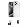 ieg™ iPhone 16 Pro Max Kılıf Nova Asil Prime - Siyah Buffer Cam Ekran Koruyucu + Bilvis Titan Kamera Lens - TMGI