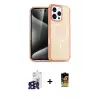 ieg™ iPhone 16 Pro Max Kılıf Nova Asil Prime - Siyah Buffer Cam Ekran Koruyucu + Bilvis Titan Kamera Lens - SH