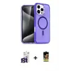 ieg™ iPhone 16 Pro Max Kılıf Nova Asil Prime - Siyah Buffer Cam Ekran Koruyucu + Bilvis Titan Kamera Lens - TMGI