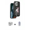 ieg™ iPhone 16 Pro Max Kılıf Nova Form Koleksiyonu - Siyah Joko Magic 5D Cam + Pers Alüminyum Kamera Lens - GS