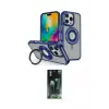 ieg™ iPhone 16 Pro Max Kılıf Nova Minimal Serisi - Siyah 360 Mat Full Body Arka Koruyucu