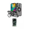 ieg™ iPhone 16 Pro Max Kılıf Nova Minimal Serisi - Siyah 360 Mat Full Body Arka Koruyucu