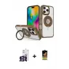 ieg™ iPhone 16 Pro Max Kılıf Nova Minimal Serisi - Siyah Buffer Cam Ekran Koruyucu + Bilvis Titan Kamera Lens - GS