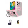 ieg™ iPhone 16 Pro Max Kılıf Nova Minimal Serisi - Siyah Buffer Cam Ekran Koruyucu + Bilvis Titan Kamera Lens - GS