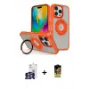 ieg™ iPhone 16 Pro Max Kılıf Nova Minimal Serisi - Siyah Buffer Cam Ekran Koruyucu + Bilvis Titan Kamera Lens - GS