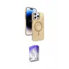 ieg™ iPhone 16 Pro Max Kılıf Nova Modern Prime - Siyah Bilvis 5in1 3D Magic Cam Ekran Koruyucu