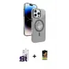 ieg™ iPhone 16 Pro Max Kılıf Nova Modern Prime - Siyah Buffer Cam Ekran Koruyucu + Bilvis Titan Kamera Lens - SH