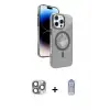 ieg™ iPhone 16 Pro Max Kılıf Nova Modern Prime - Siyah Joko Magic 5D Cam + Pers Alüminyum Kamera Lens - GI