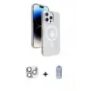 ieg™ iPhone 16 Pro Max Kılıf Nova Modern Prime - Siyah Joko Magic 5D Cam + Pers Alüminyum Kamera Lens - GS
