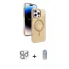 ieg™ iPhone 16 Pro Max Kılıf Nova Modern Prime - Siyah Joko Magic 5D Cam + Pers Alüminyum Kamera Lens - GS