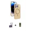 ieg™ iPhone 16 Pro Max Kılıf Nova Modern Prime - Siyah Joko Magic 5D Hayalet Cam + Bilvis Titan Kamera Lens - TMGI