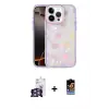ieg™ iPhone 16 Pro Max Kılıf Odak Prime - Siyah Buffer Hayalet Cam Ekran Koruyucu + Bilvis Titan Kamera Lens - GS