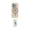 ieg™ iPhone 16 Pro Max Kılıf Pusula Form Özel Seri - Şeffaf Pasifik Cam Ekran Koruyucu