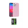 ieg™ iPhone 16 Pro Max Kılıf Siluet Doku Özel Seri - Şeffaf 360 Full Body Arka Koruyucu