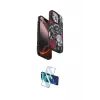 ieg™ iPhone 16 Pro Max Kılıf Siluet Doku - Siyah 3D Antistatik Cam Ekran Koruyucu