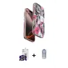 ieg™ iPhone 16 Pro Max Kılıf Siluet Doku - Siyah Joko Magic 5D Cam + Bilvis Titan Kamera Lens - SH