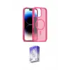 ieg™ iPhone 16 Pro Max Kılıf Siluet Minimal Prime - Siyah Bilvis 5in1 3D Magic Cam Ekran Koruyucu