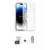 ieg™ iPhone 16 Pro Max Kılıf Siluet Minimal Prime - Siyah Joko Magic 5D Cam + Bilvis Titan Kamera Lens - TMGI