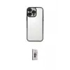 ieg™ iPhone 16 Pro Max Kılıf Vadi Minimal - Siyah Bilvis 3D Cam Ekran Koruyucu