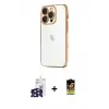 ieg™ iPhone 16 Pro Max Kılıf Vadi Minimal - Siyah Buffer Cam Ekran Koruyucu + Bilvis Titan Kamera Lens - SH