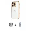 ieg™ iPhone 16 Pro Max Kılıf Vadi Minimal - Siyah Joko Magic 5D Cam + Pers Alüminyum Kamera Lens - GI