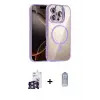 ieg™ iPhone 16 Pro Max Kılıf Yadigar Asil Koleksiyonu - Siyah Joko Magic 5D Cam + Bilvis Titan Kamera Lens - GS