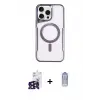 ieg™ iPhone 16 Pro Max Kılıf Yadigar Klasik Özel Seri - Siyah Joko Magic 5D Cam + Bilvis Titan Kamera Lens - SH
