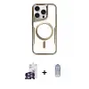 ieg™ iPhone 16 Pro Max Kılıf Yadigar Klasik Özel Seri - Siyah Joko Magic 5D Cam + Bilvis Titan Kamera Lens - GS