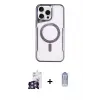 ieg™ iPhone 16 Pro Max Kılıf Yadigar Klasik Özel Seri - Siyah Joko Magic 5D Cam + Bilvis Titan Kamera Lens - GS